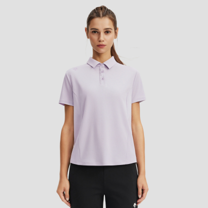 TRAINING Women Short Sleeve Polo Tee