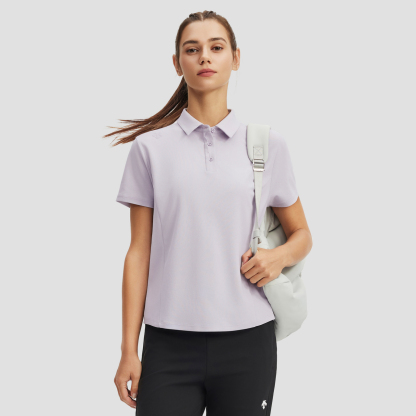 TRAINING Women Short Sleeve Polo Tee