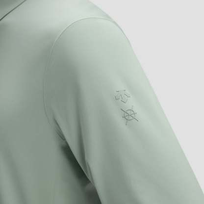 DUALIS Men Long Sleeve Polo Tee