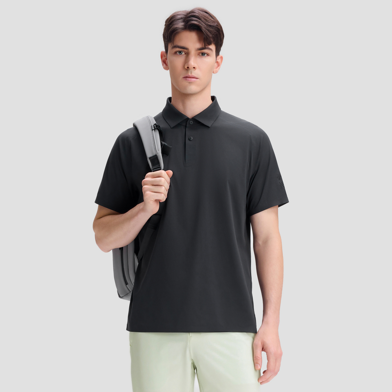 DUALIS Men Short Sleeve Polo Tee