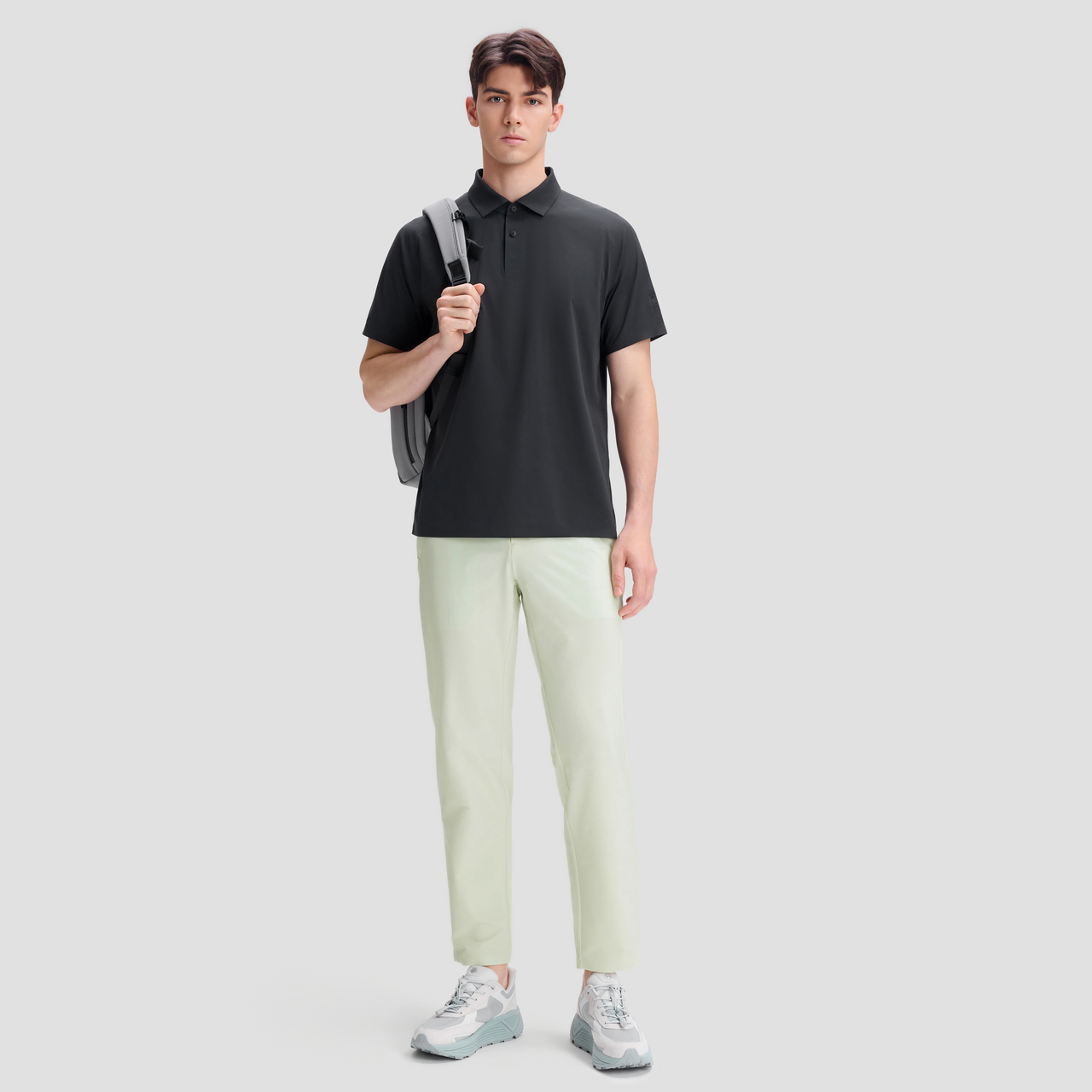 DUALIS Men Short Sleeve Polo Tee