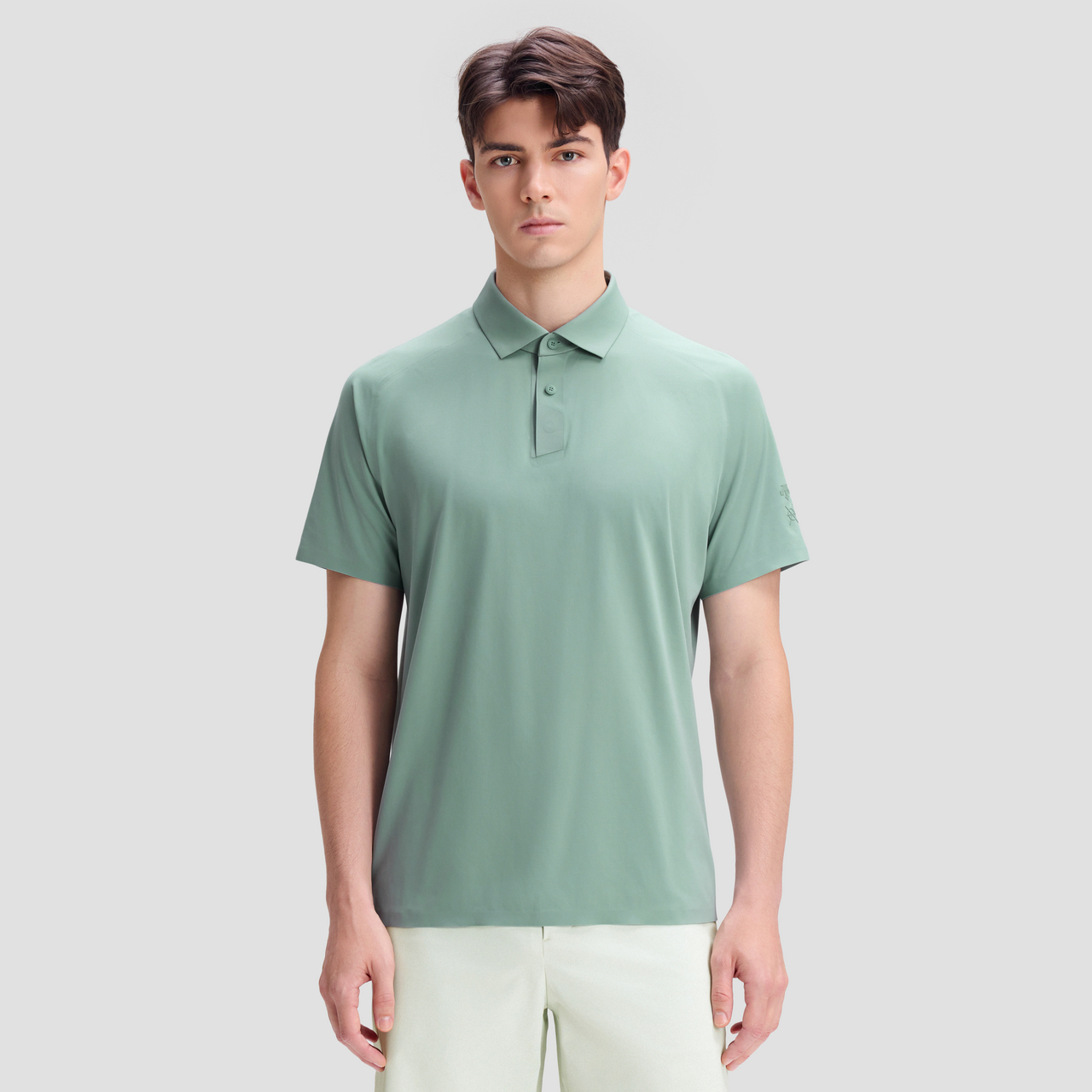 DUALIS Men Short Sleeve Polo Tee