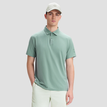 DUALIS Men Short Sleeve Polo Tee