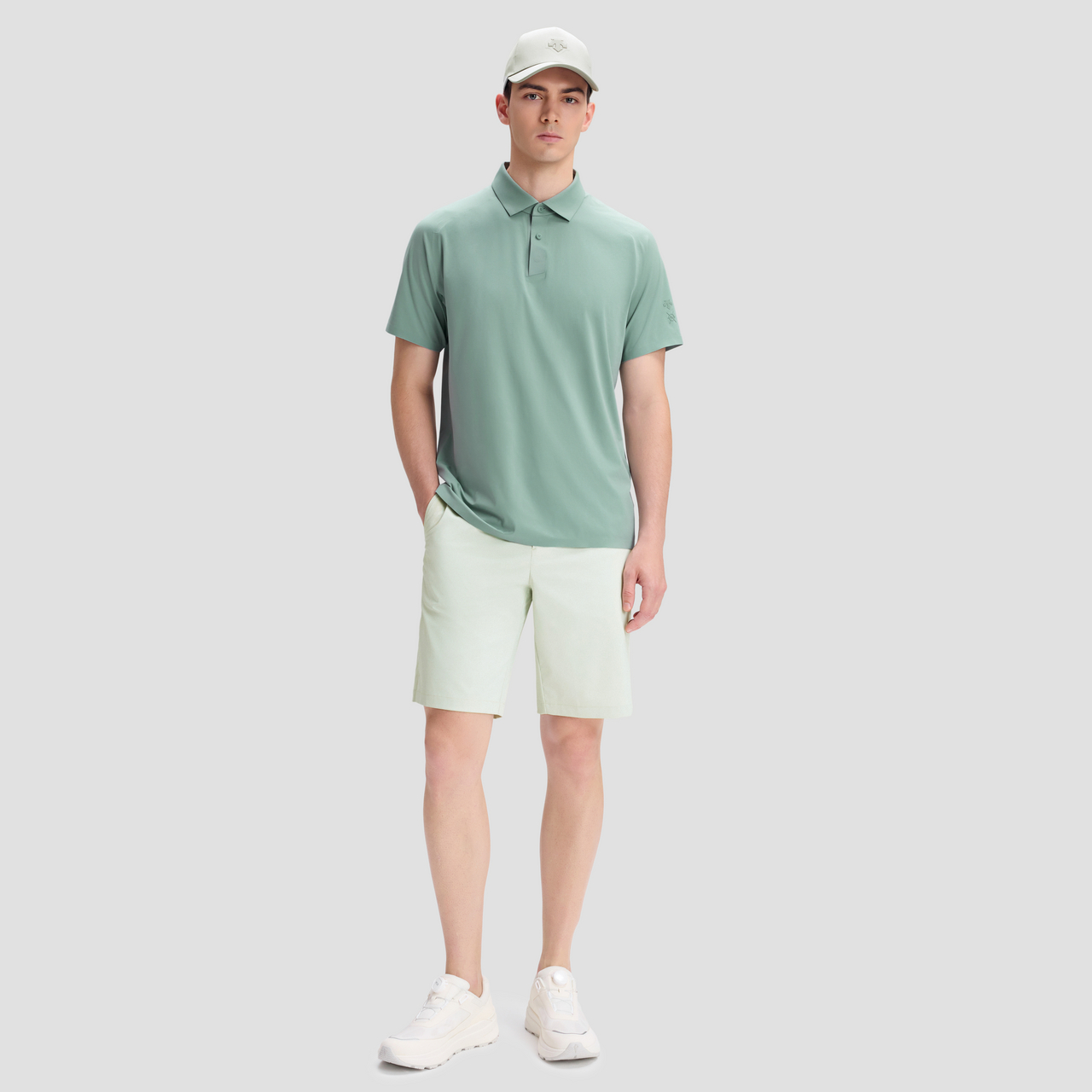 DUALIS Men Short Sleeve Polo Tee