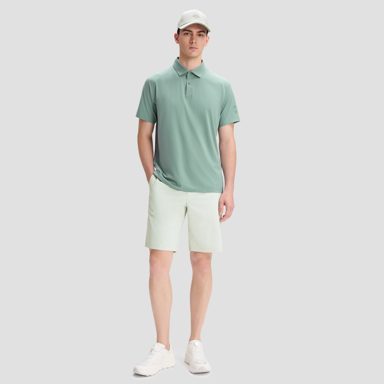 DUALIS Men Short Sleeve Polo Tee