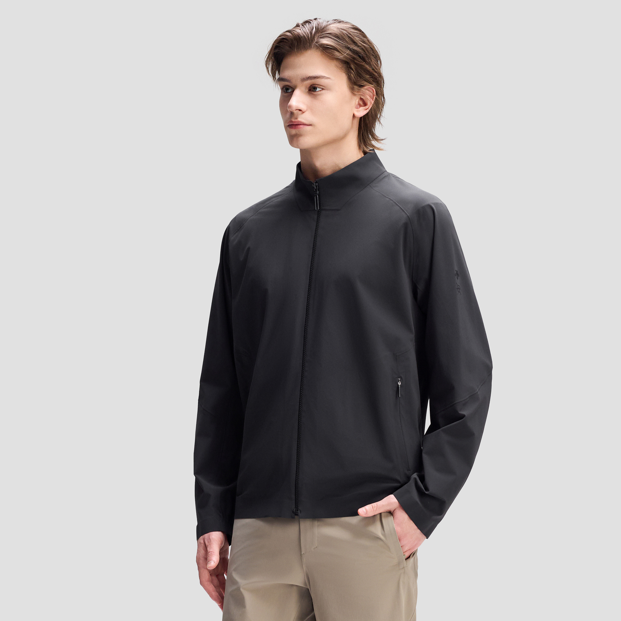 Men's Dualis Stand Collar Knit Sports Jacket