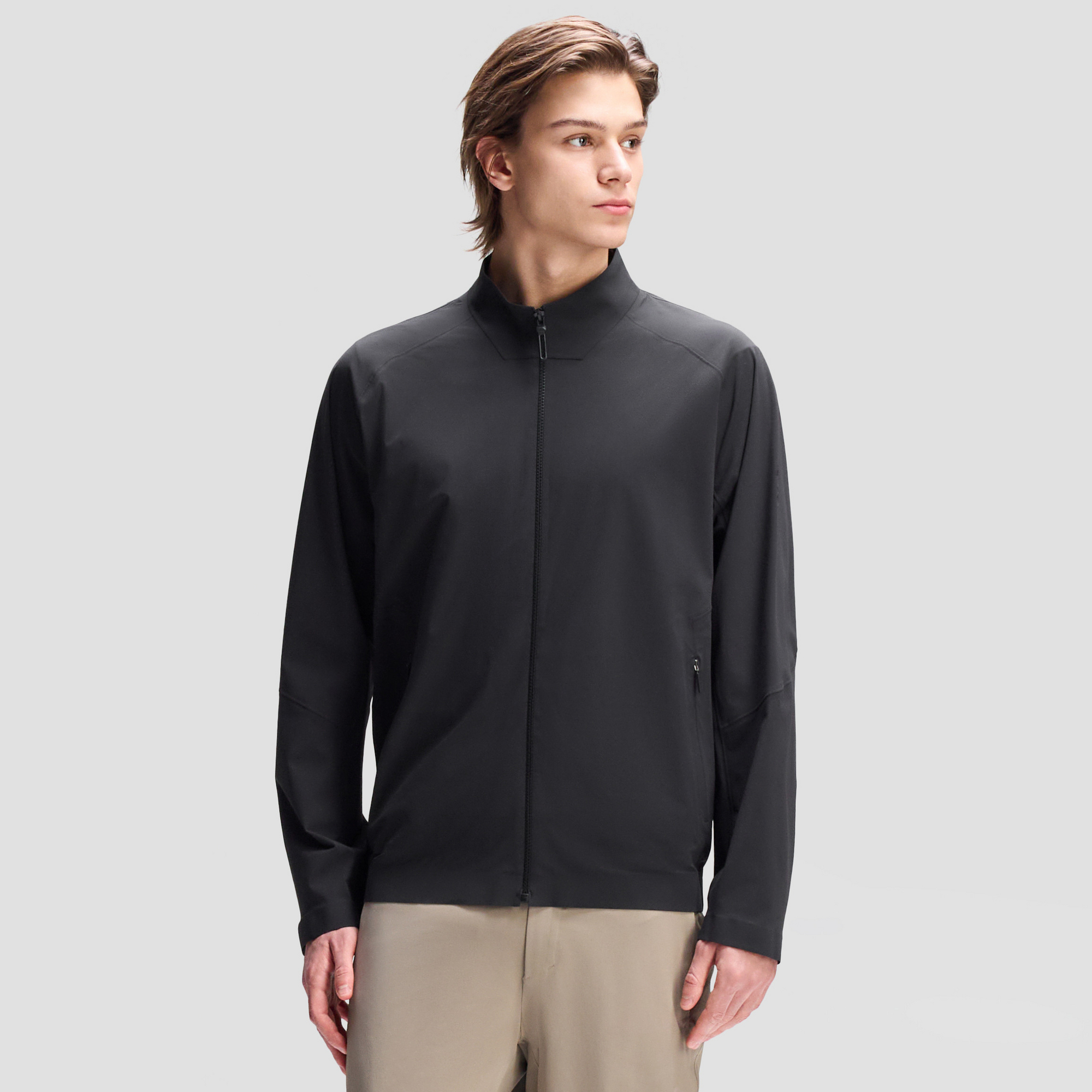Men's Dualis Stand Collar Knit Sports Jacket