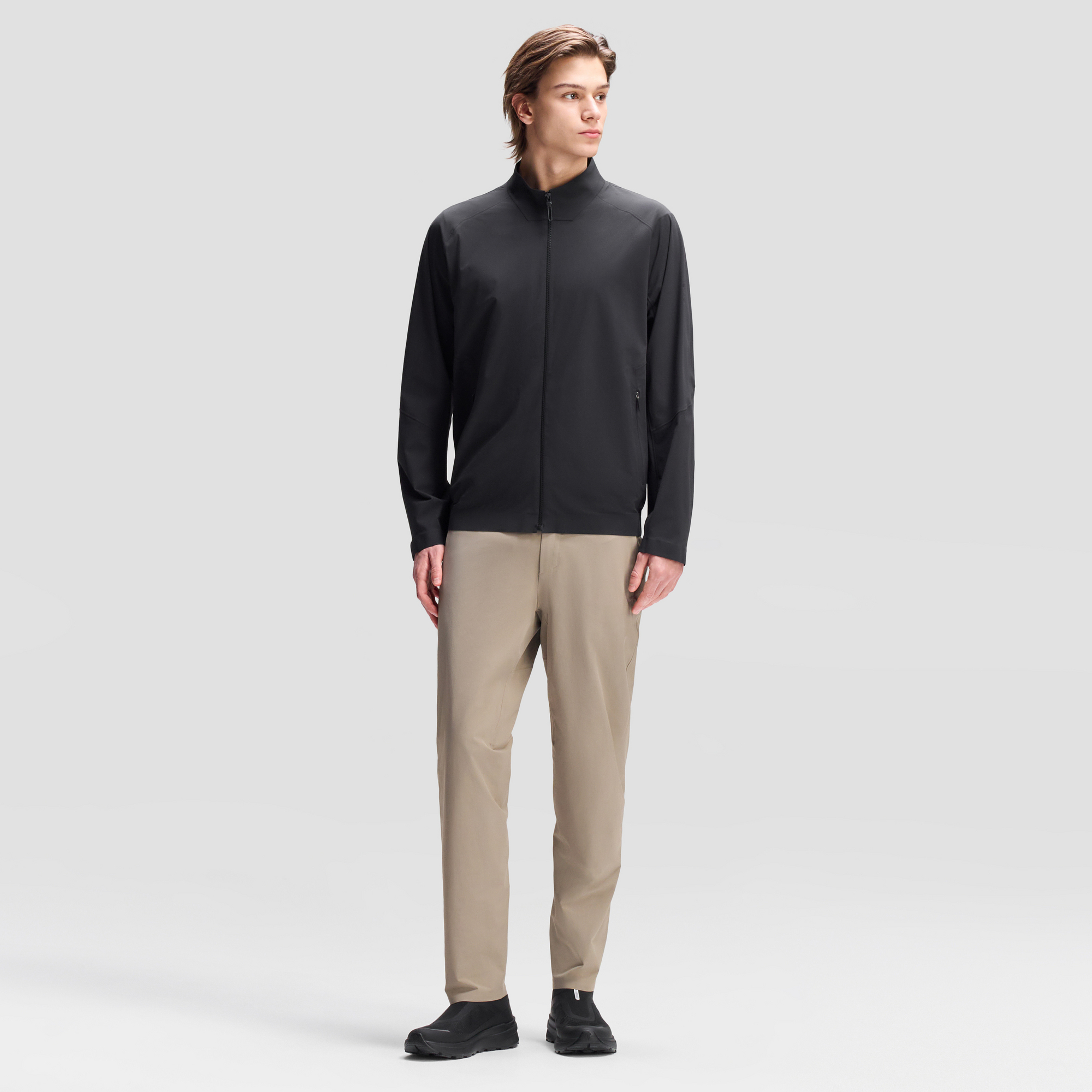 Men's Dualis Stand Collar Knit Sports Jacket
