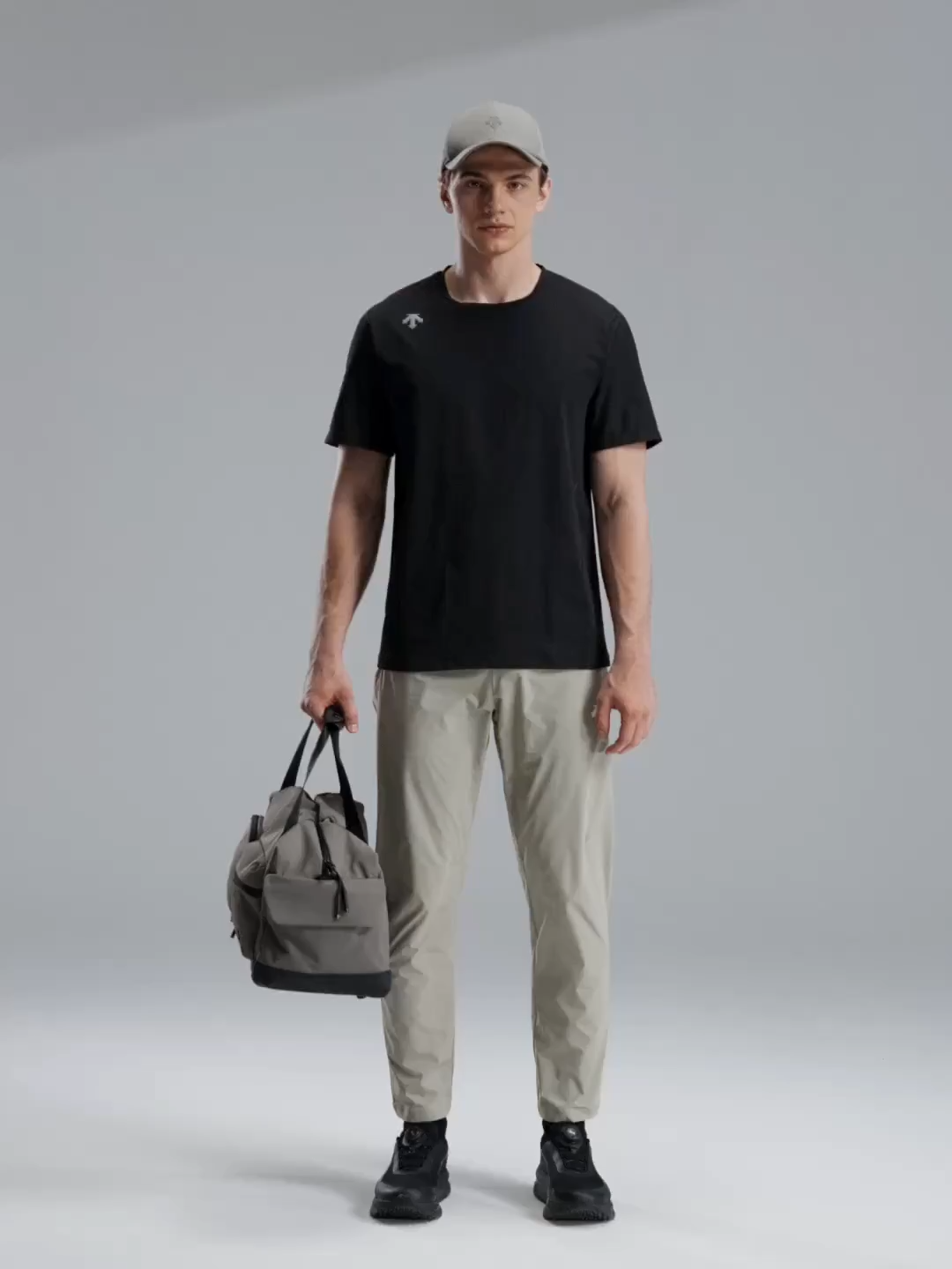 RUNNING Men Short Sleeve Knit T-Shirt