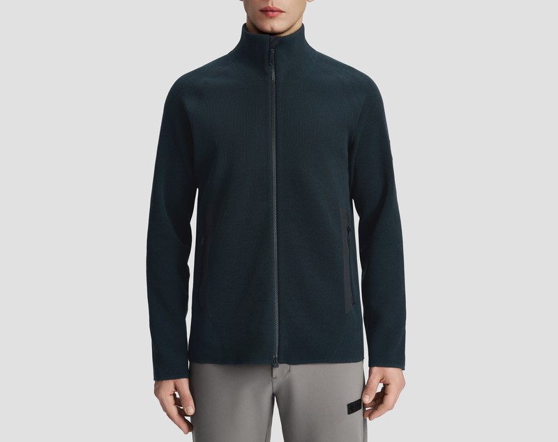 DUALIS MEN KNIT ZIP JACKET