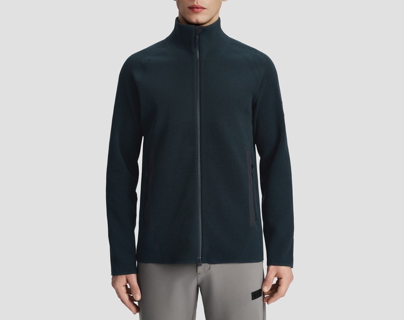 DUALIS MEN KNIT ZIP JACKET