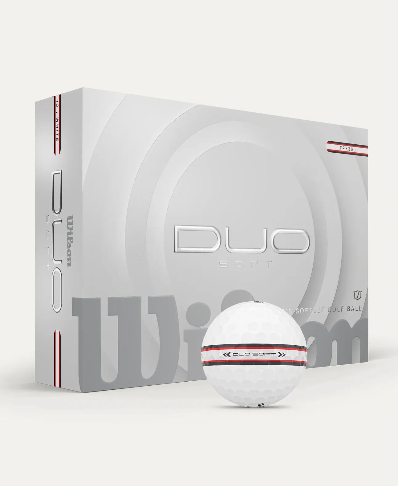 Wilson DUO SOFT GOLF BALL TRK360 12-BALL