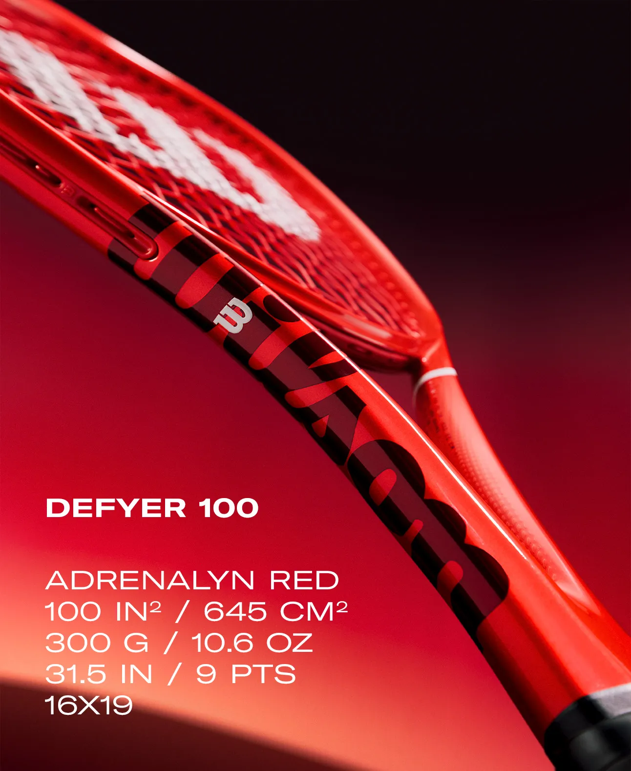 Wilson DEFYER 100 V1 Tennis Racket (Unstrung)