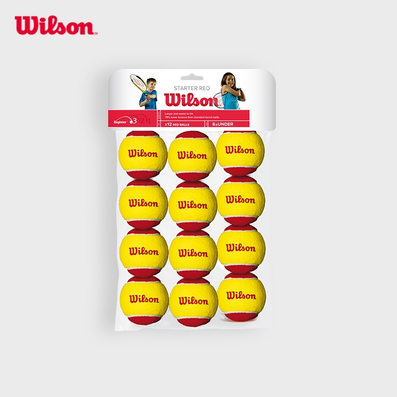 Wilson Starter Red Tennis Ball 12 Pack