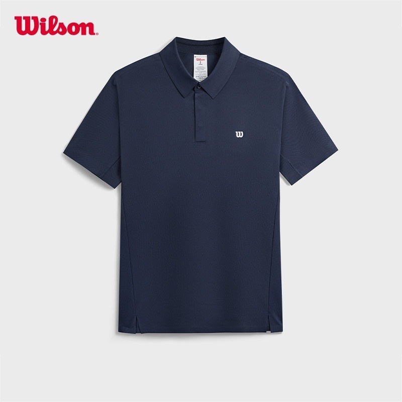 [Quick-Dry] Wilson Men Daily Court Tennis Polo Shirt T-Shirt Tee 4 Colors Athletic Fit WM20056512