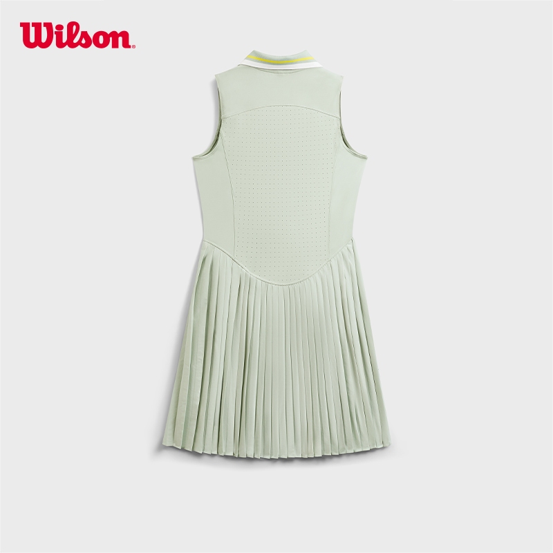Wilson WW20123512 プリーツフロー ドレス WILSON Women Pleat Flow Tennis Dress 2.0 - WW20123512GNQ – Wilson