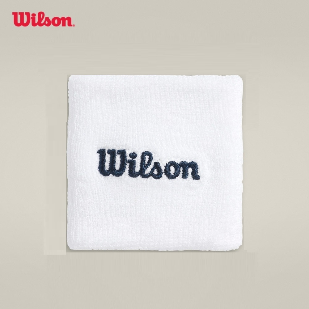 Wilson Unisex Training Wristband Combed Cotton Sweat Absorbent 