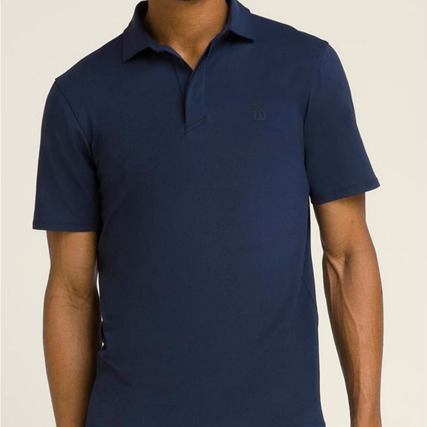 WILSON Men League Tennis Polo Quick-Dry UV Anti-Odor Stretch WM00307411