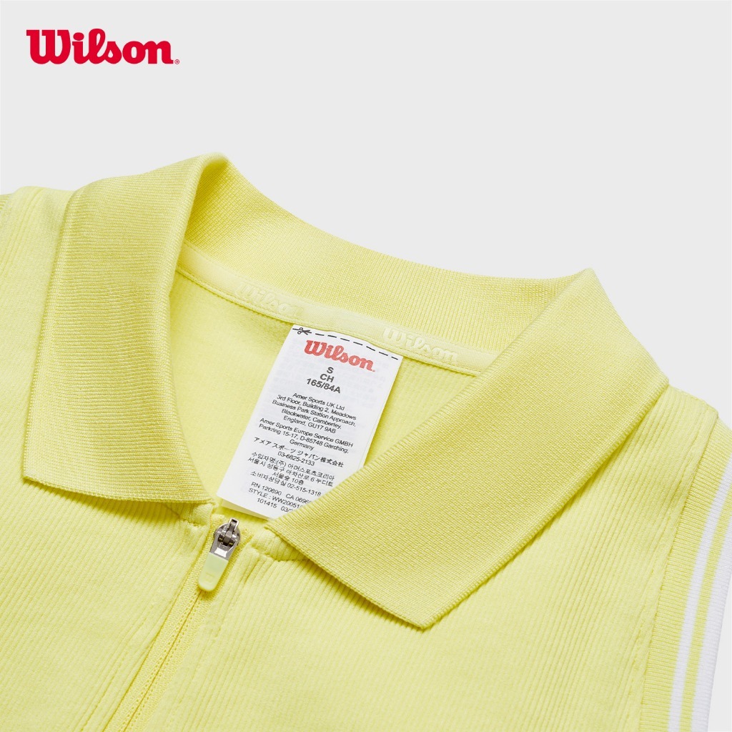 Wilson Women Seamless Full-Zip Tank Lemonade WW20051532