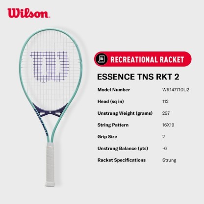 Wilson Essence Tennis Racket (Pre-Strung)