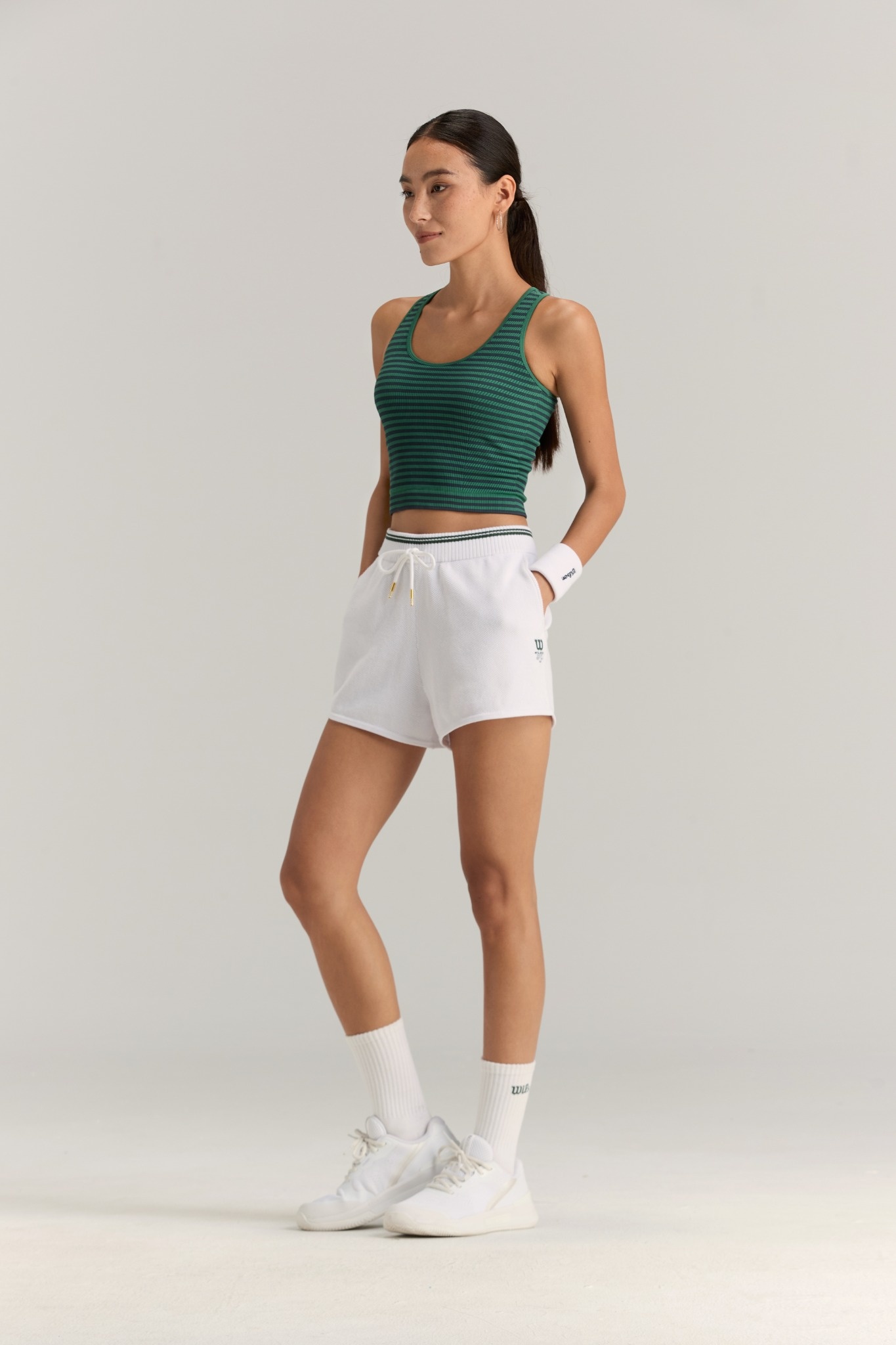 #Field Green / Navy Stripe