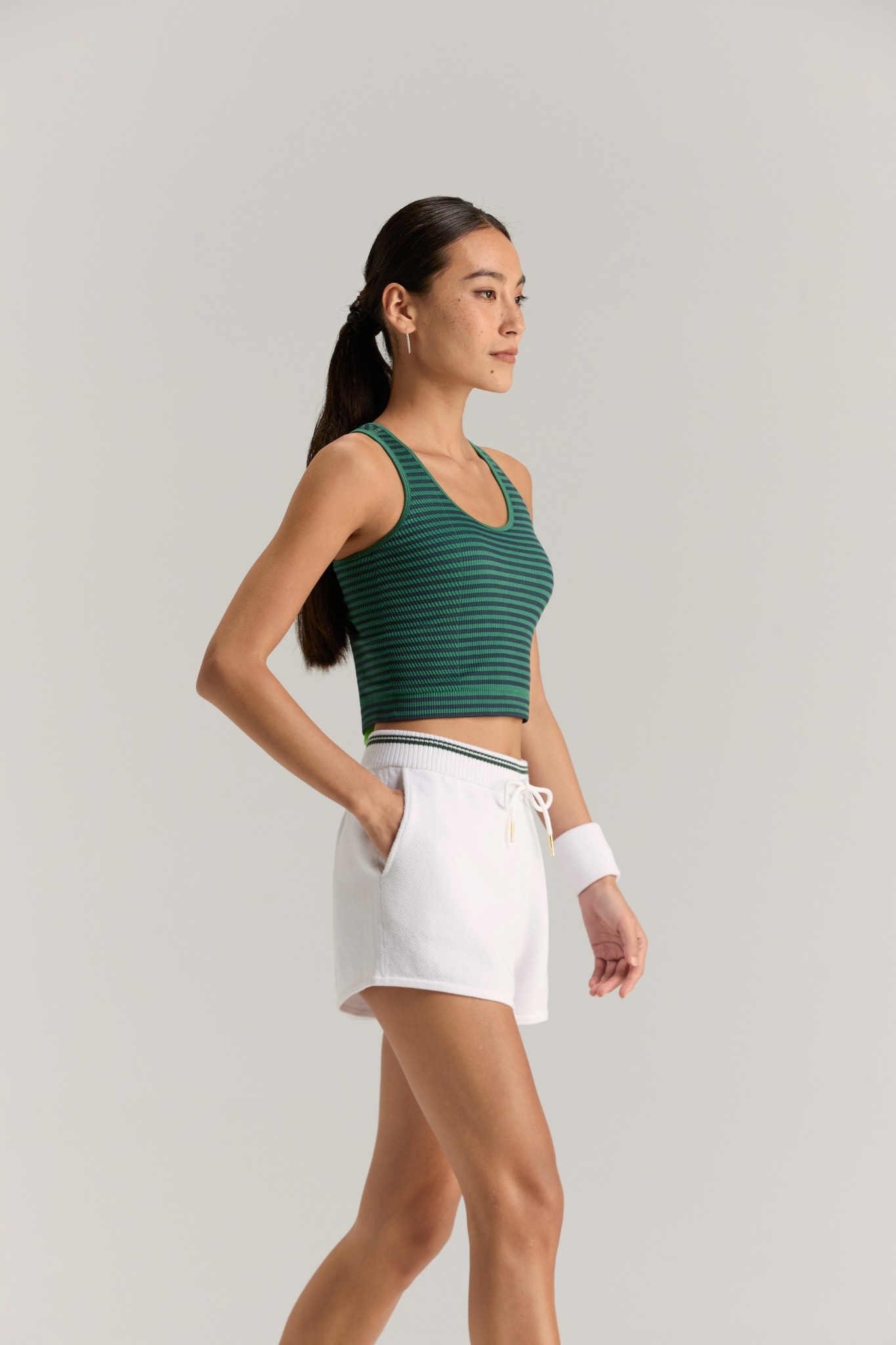 #Field Green / Navy Stripe