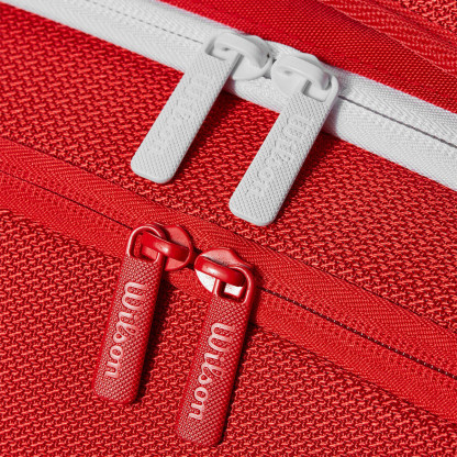 Wilson Red Super Tour 2025 Teenis Bag (15 Rackets)