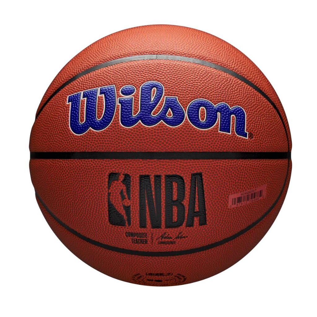 WILSON NBA Golden State Warriors Composite Leather Basketball Size 7 Indoor/Outdoor WZ4029310