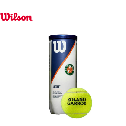 Wilson Roland-Garros All Court 3-Ball 4 Can Case Tennis Ball