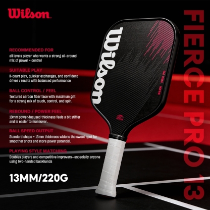 Wilson FIERCE PRO Pickleball Paddle 2