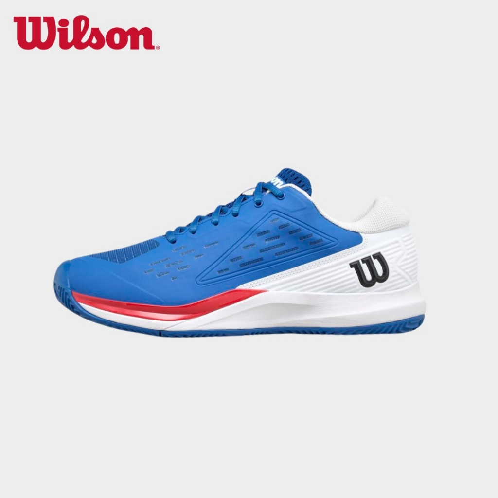 WILSON Men Rush Pro Ace Clay Tennis Shoes  Wide Fit 4D Support - WRS334390U