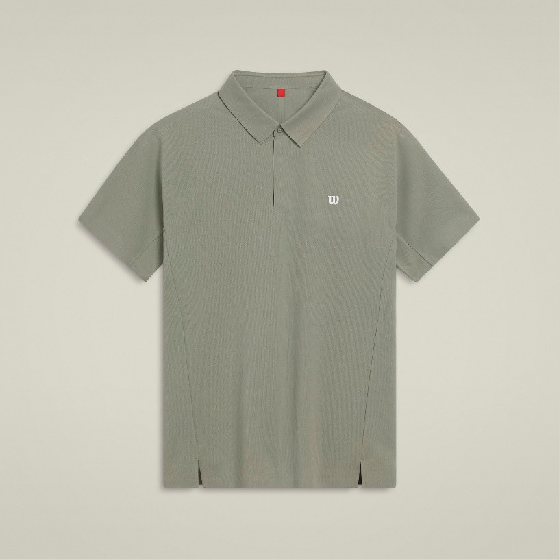 [Quick-Dry] Wilson Men Daily Court Tennis Polo Shirt T-Shirt Tee 4 Colors Athletic Fit WM20056512