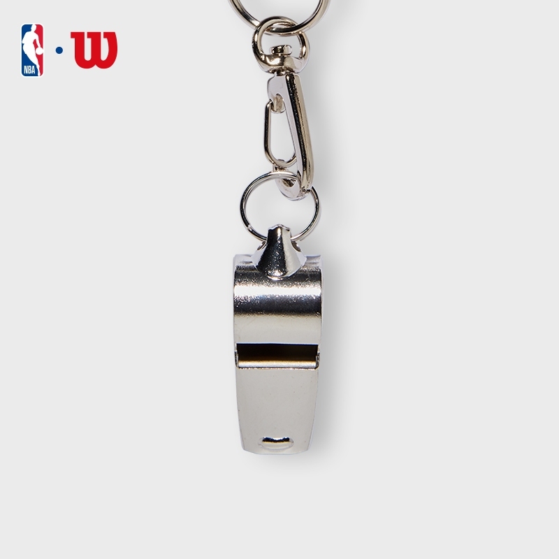 Wilson NBA Brass Whistle With Lanyard