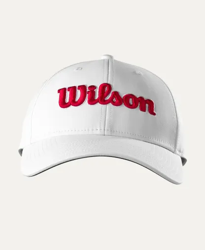Wilson TOUR CAP WHITE/RED OSFA