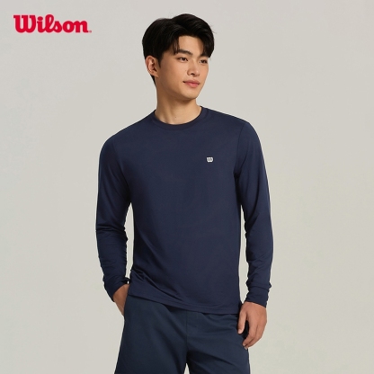 WILSON Men Long Sleeve Tee (Classic Navy) - WM20022432