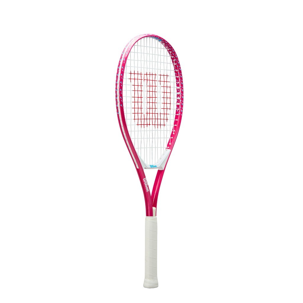 Wilson Ultra Power JR Tennis Racket Pink 23in Lightweight Aluminum Bumper Guard (Pre-Strung)