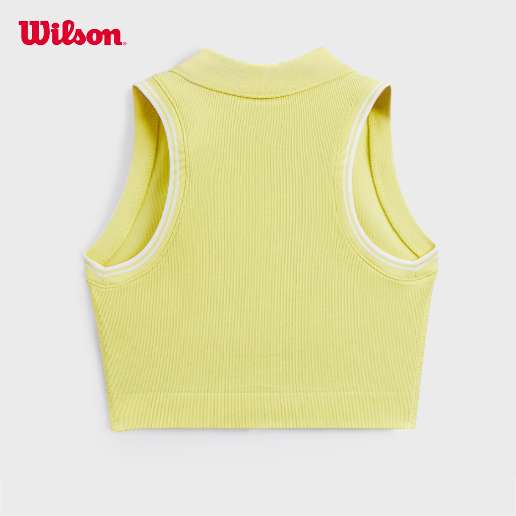 Wilson Women Seamless Full-Zip Tank Lemonade WW20051532
