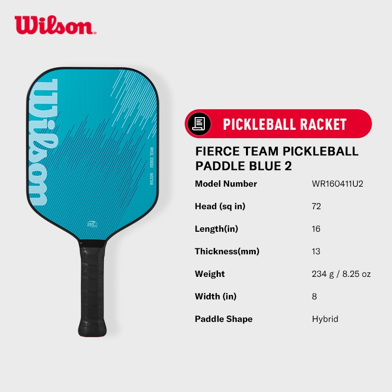 Wilson Fierce Team Pickleball Paddle