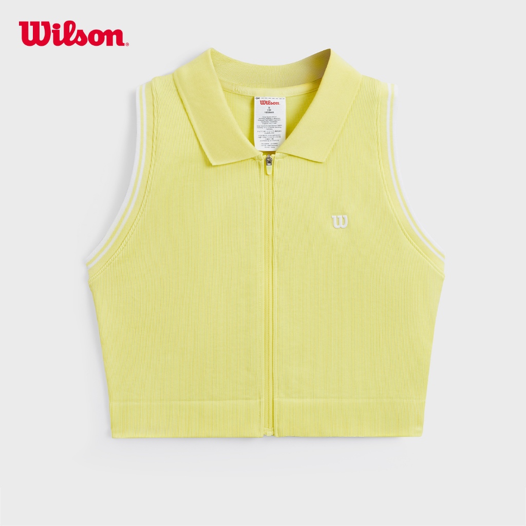 Wilson Women Seamless Full-Zip Tank Lemonade WW20051532