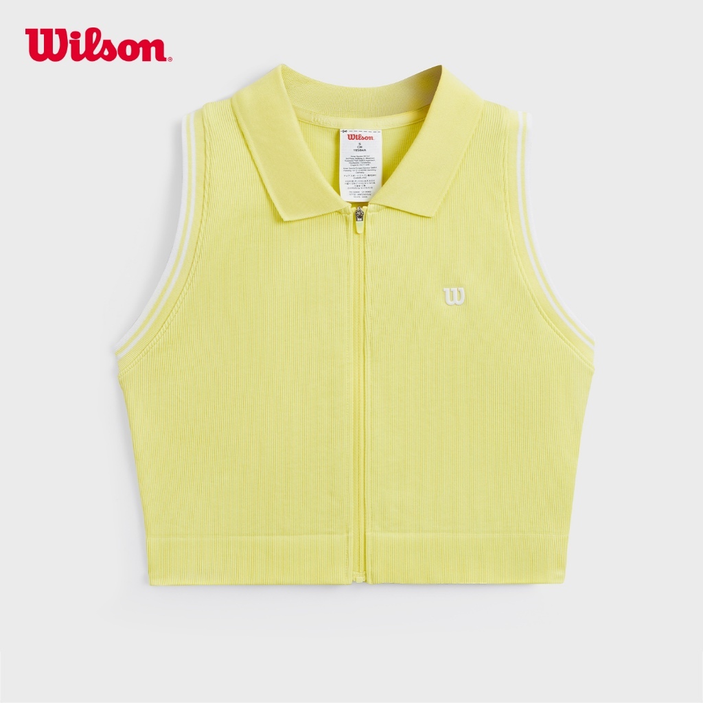 Wilson Women Seamless Full-Zip Tank Lemonade WW20051532