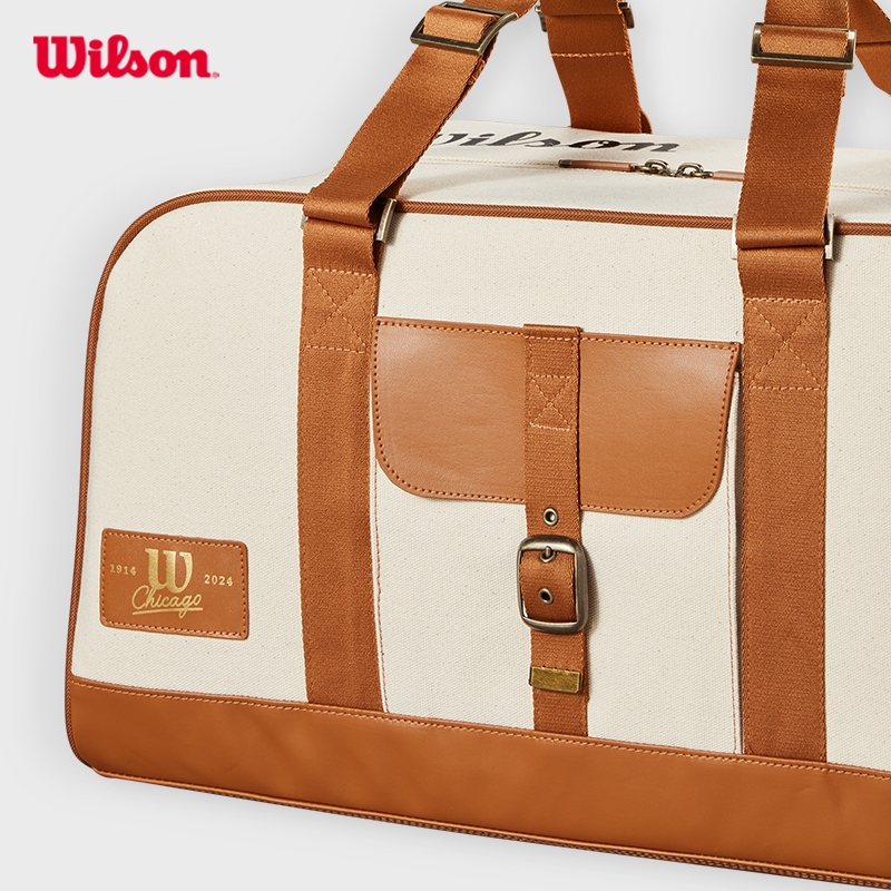 WILSON 110Th Anniversary Duffel Cream/Brown - WR8040801001