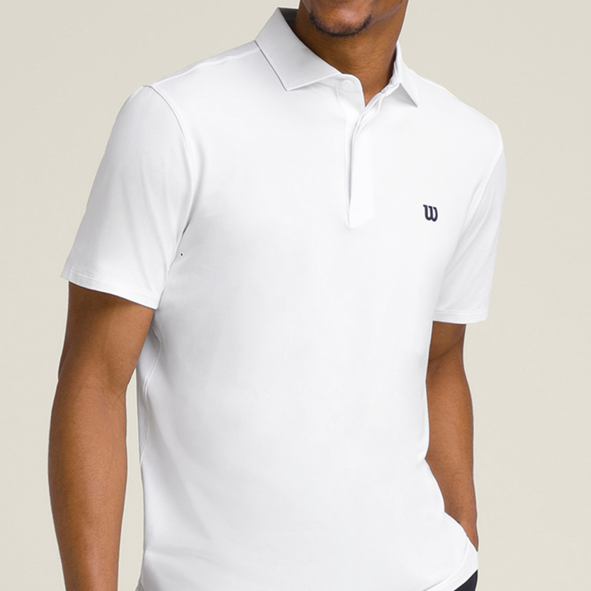 WILSON Men League Tennis Polo Quick-Dry UV Anti-Odor Stretch WM00307411