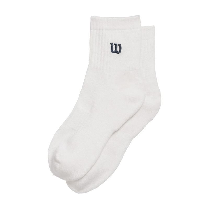 Wilson Unisex Quarter Top Stripe Logo Socks