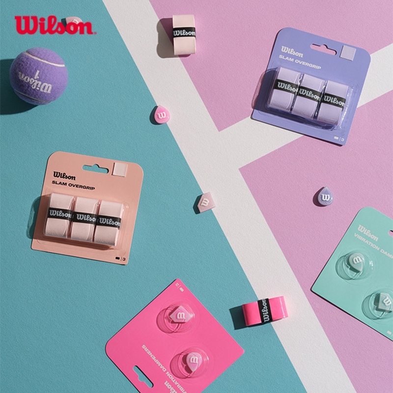 3-Pack | Wilson SLAM OVERGRIP Tennis Grip Anti-Slip Absorbent Professional for Training WR844880