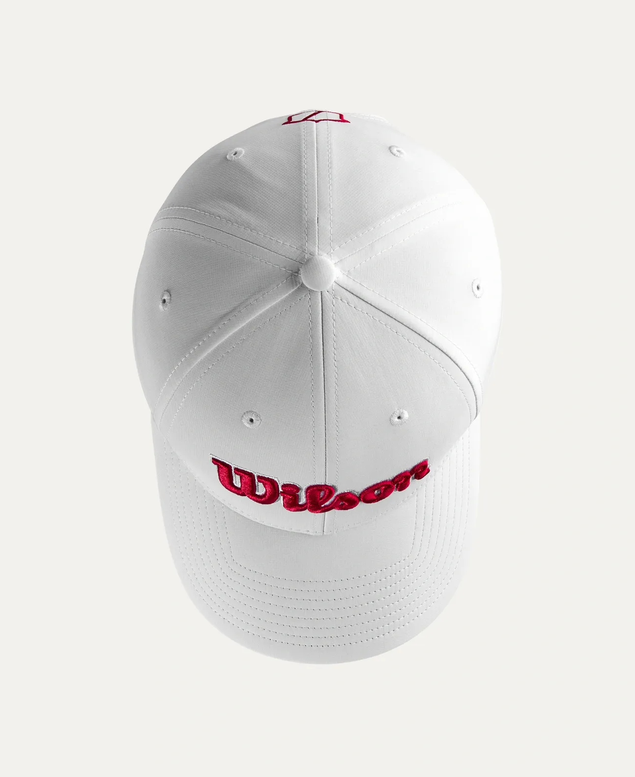 Wilson TOUR CAP WHITE/RED OSFA