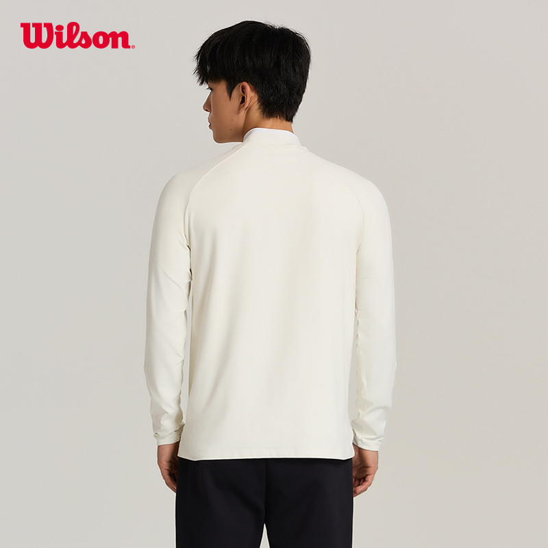 Men's Alley Half-Zip Long Sleeve Tennis Tee