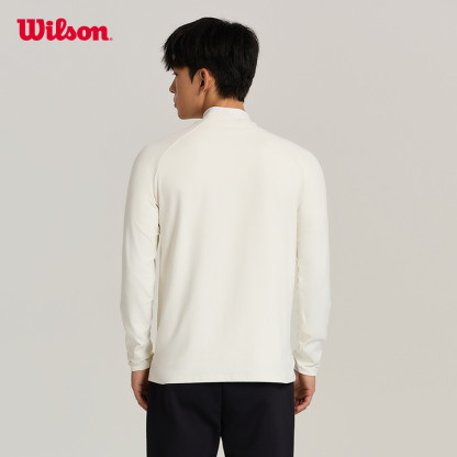 Men's Alley Half-Zip Long Sleeve Tennis Tee