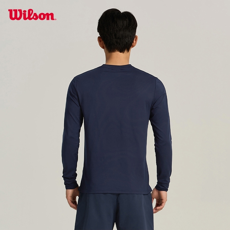WILSON Men Long Sleeve Tee (Classic Navy) - WM20022432