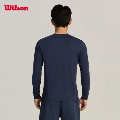 WILSON Men Long Sleeve Tee (Classic Navy) - WM20022432