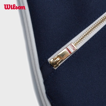 WILSON Retro Tennis Racket Cover Premium Leather Adjustable Sling Strap On-the-Go Carry WU00004331